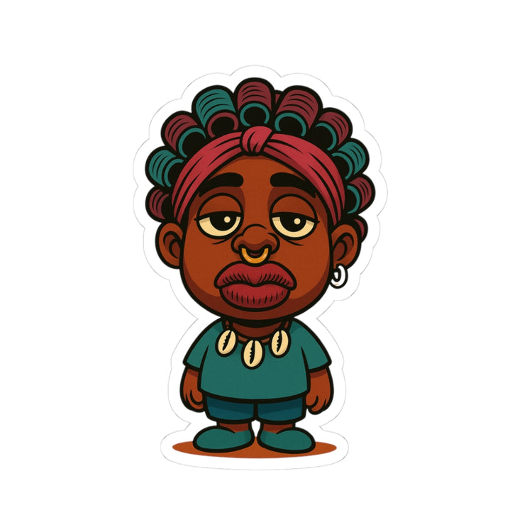 Aunt Betty Character Kiss-Cut Sticker